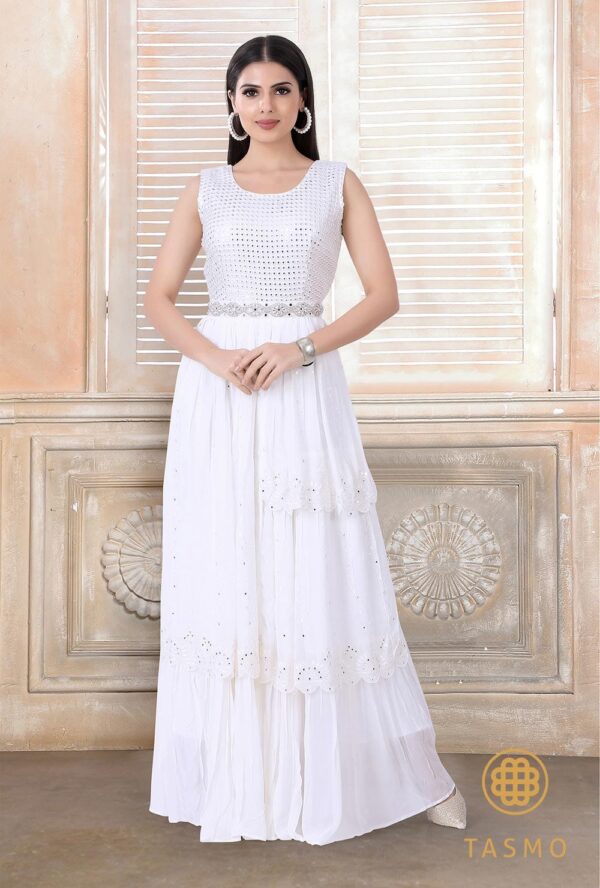 TM 4014 - Georgette Tiered Gown