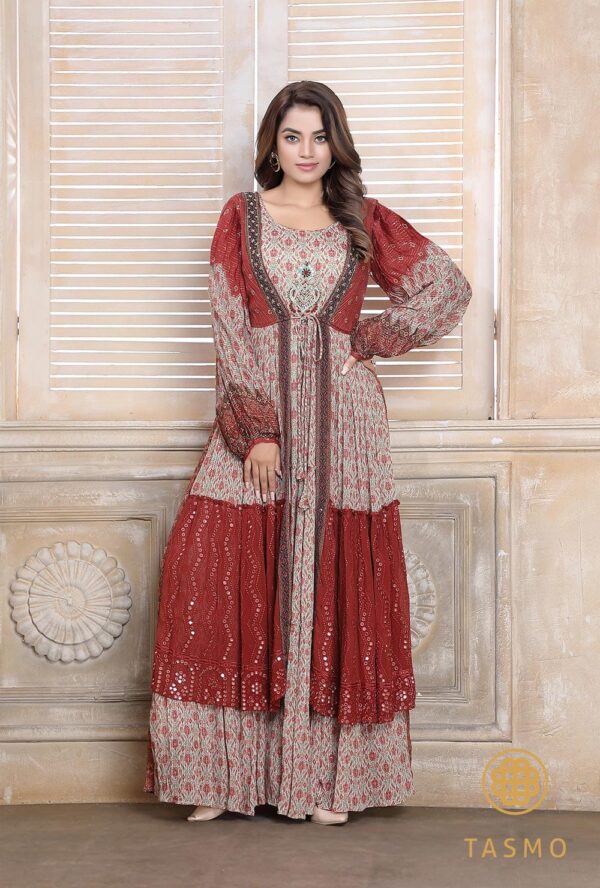 TM 4015 - Aztec Printed Gown