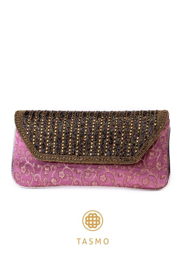 TM 8012 - Brocade finish Envelop Clutch Bag