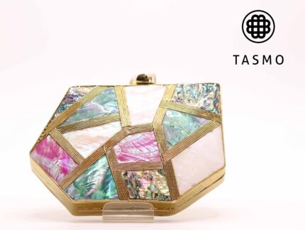 TM 7910 - Gold Metal Box Clutch