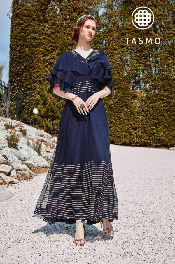 TM 4063 - TASMO Midnight-Blue Gown